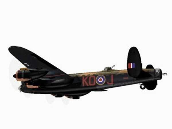 3d avro lancaster bomber model - Avro Lancaster BII by pbratt