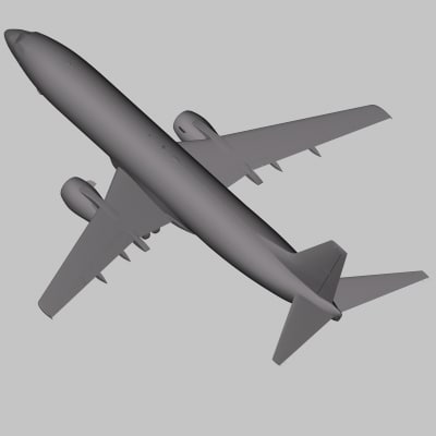 3d b 737-400 british airways model - B 737-400 British Airways by PedroFaut