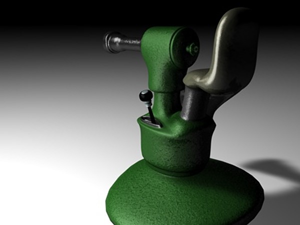3d modern cannon model - Mobile Cannon... by Whong