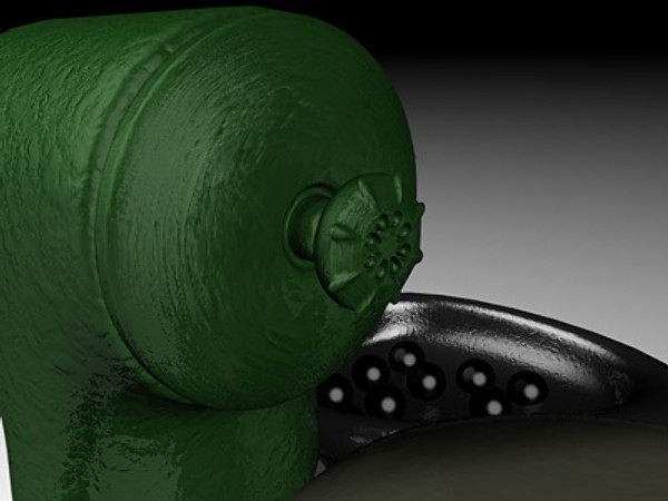3d modern cannon model - Mobile Cannon... by Whong