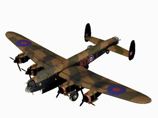 3d avro lancaster bomber model - Avro Lancaster BII by pbratt