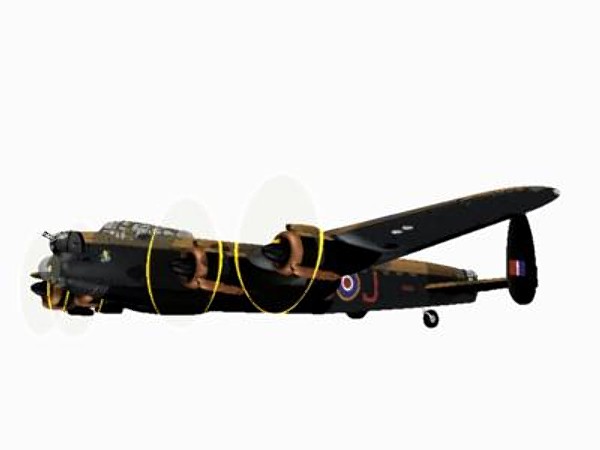 3d avro lancaster bomber model - Avro Lancaster BII by pbratt