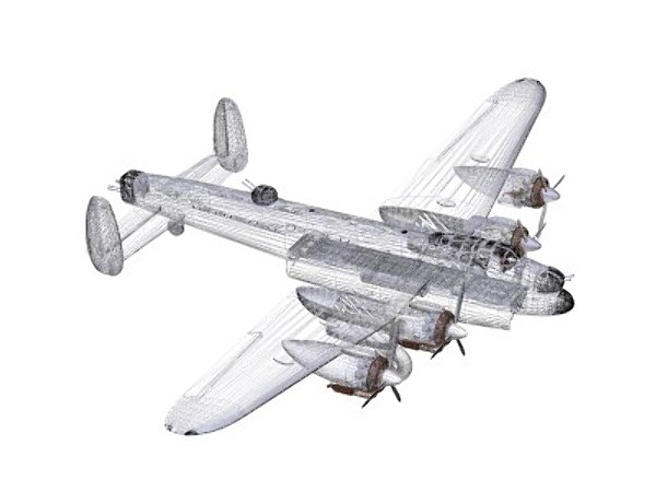 3d avro lancaster bomber model - Avro Lancaster BII by pbratt