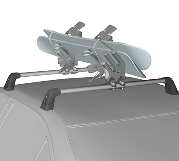 car snowboard 3d model - SnowboardRack by Antonio Zamburru