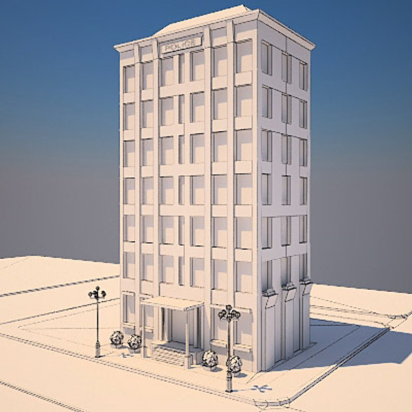 maya house police town - House 5 by Stubborn3D