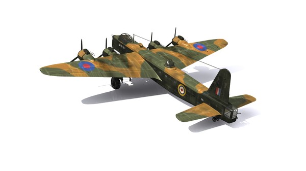 ww2 short stirling bomber 3d model - Short Stirling MK 1 Bomber by 3depix
