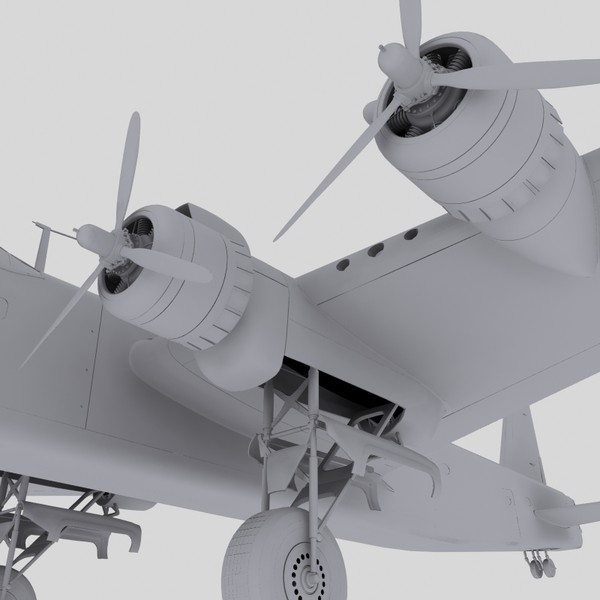 ww2 short stirling bomber 3d model - Short Stirling MK 1 Bomber by 3depix