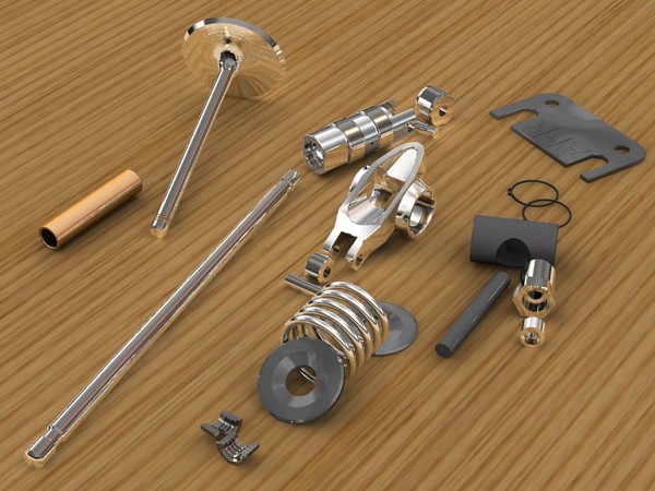 V8 Engine Mechanism - Animated / Textured / Fx v2.2