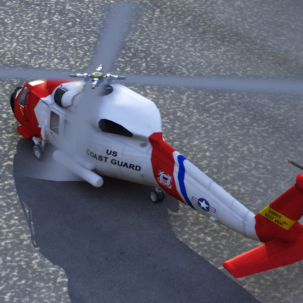 hh60j jayhawk 3d model - HH60J Jayhawk VRay... by ES3DStudios