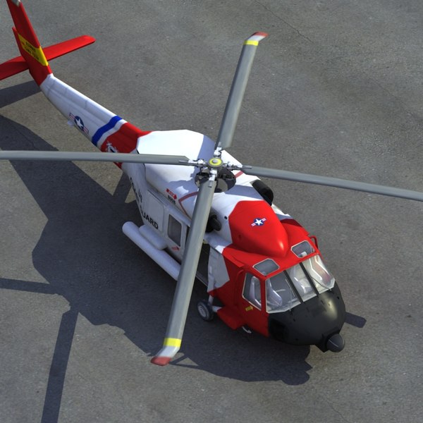 hh60j jayhawk 3d model - HH60J Jayhawk VRay... by ES3DStudios