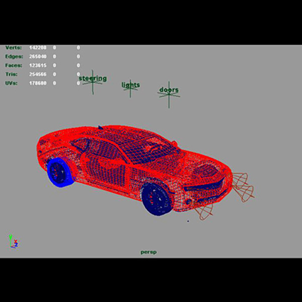 3ds max camaro z28 deluxe car - 2011-12 Camaro Z28 Deluxe by ImagineOcean Creations