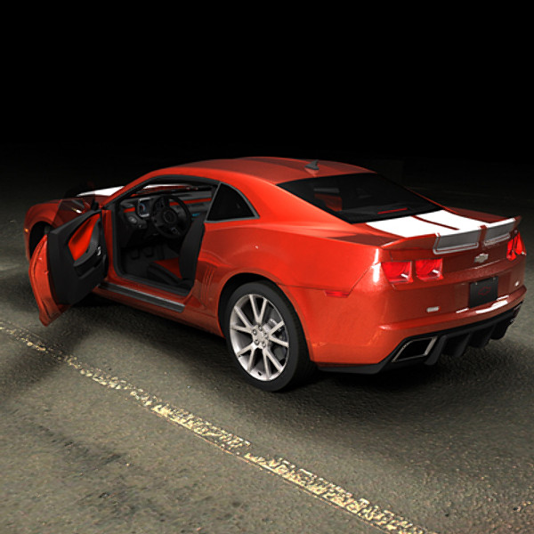 3ds max camaro z28 deluxe car - 2011-12 Camaro Z28 Deluxe by ImagineOcean Creations