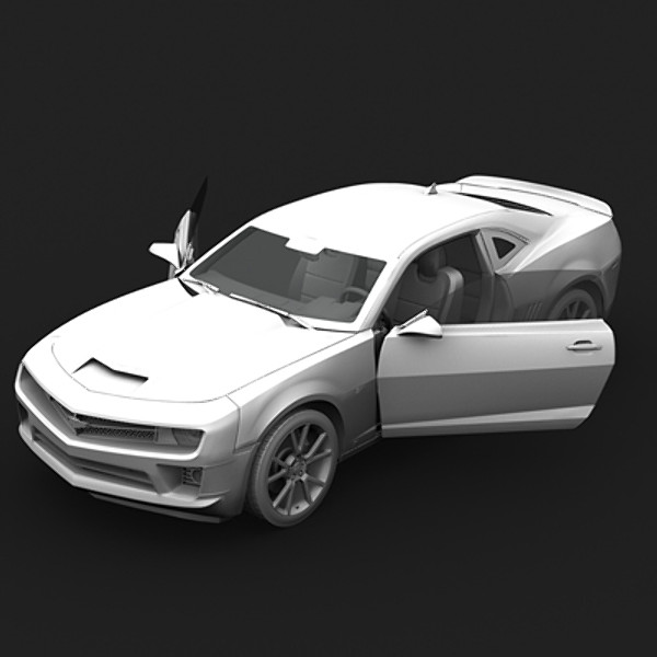 3ds max camaro z28 deluxe car - 2011-12 Camaro Z28 Deluxe by ImagineOcean Creations