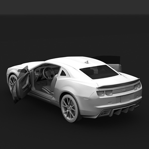 3ds max camaro z28 deluxe car - 2011-12 Camaro Z28 Deluxe by ImagineOcean Creations