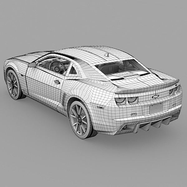 3ds max camaro z28 deluxe car - 2011-12 Camaro Z28 Deluxe by ImagineOcean Creations