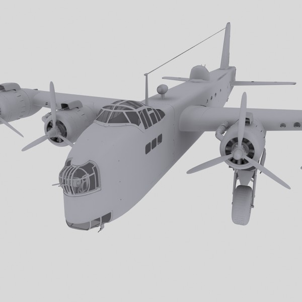 ww2 short stirling bomber 3d model - Short Stirling MK 1 Bomber by 3depix