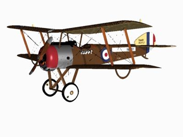 sopwith pup 3d model - Sopwith Pup by pbratt