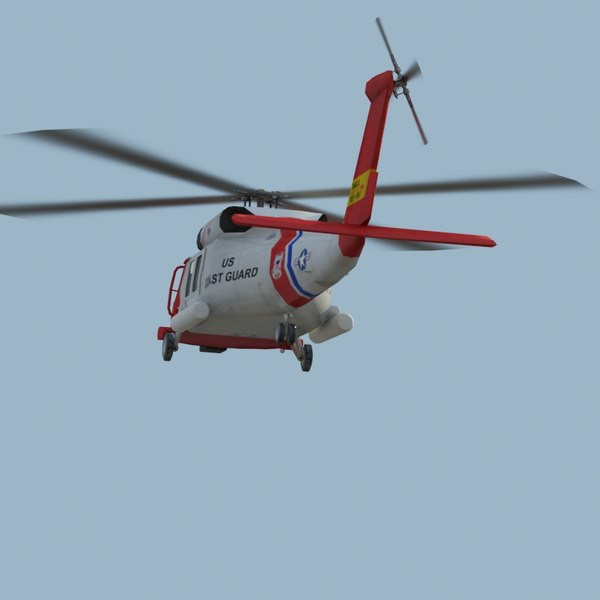 hh60j jayhawk 3d model - HH60J Jayhawk VRay... by ES3DStudios