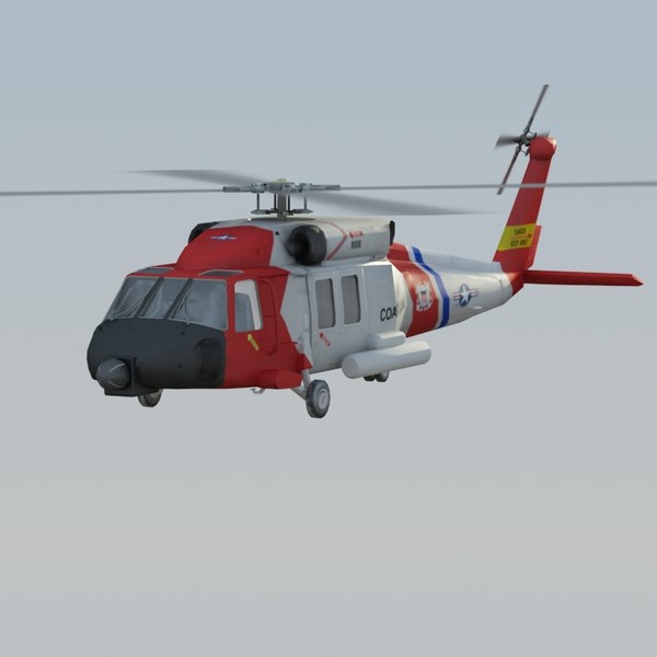 hh60j jayhawk 3d model - HH60J Jayhawk VRay... by ES3DStudios