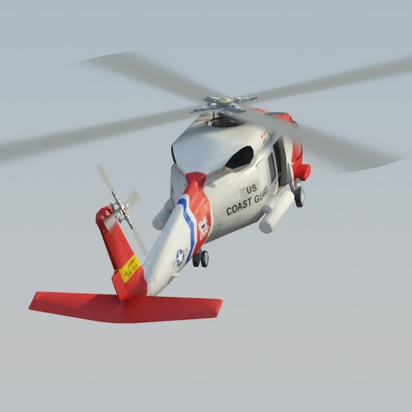 hh60j jayhawk 3d model - HH60J Jayhawk VRay... by ES3DStudios