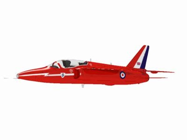 3d hawker siddeley gnat red arrows - Hawker Siddeley Gnat T1 (Red Arrow) by pbratt
