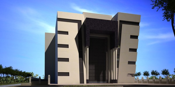 3d exterior mall building - Mall building by Ralf128