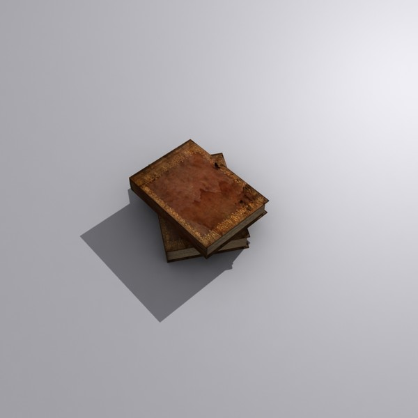 3d old book - Old Book by Game Model Creations