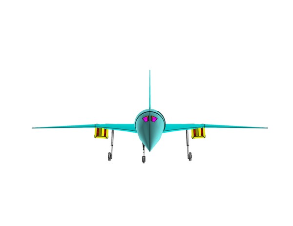 3ds tupolev tu-444 supersonic business jet - Tupolev Tu-444 Supersonic Business Jet Assembly Model by RodgerSaintJohn