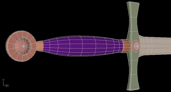 celtic broad sword 3d 3ds - Celtic Broad Sword by GraphicGuru