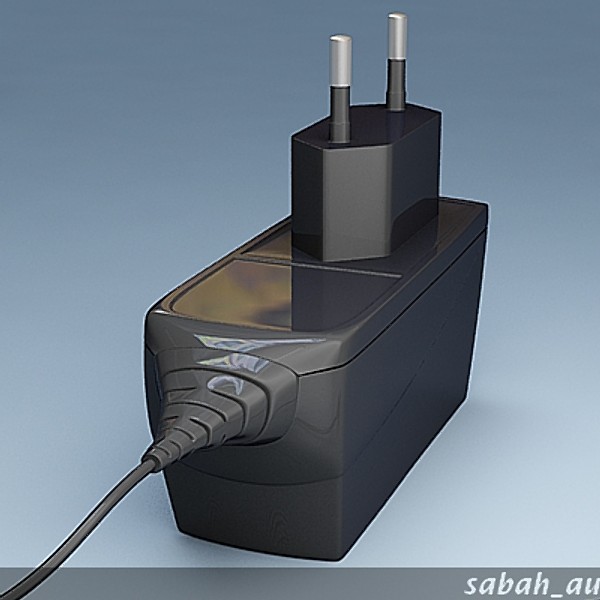 mobile charger 3d obj - Mobile Charger01 by sabah_au