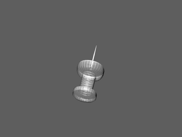 thumbtack thumb tack 3ds - Thumbtack... by EzGraphs