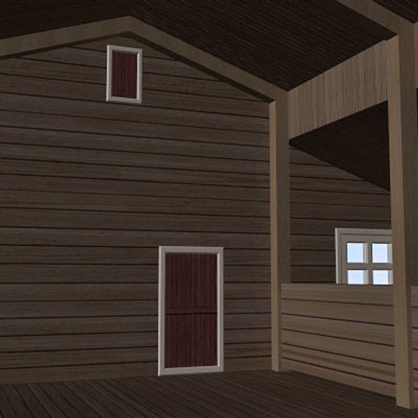 3d model horse barn - Horse Barn by mostlysquare
