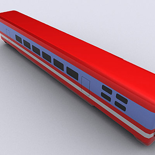 wagon passanger 3d 3ds - Passanger wagon II by QLEE