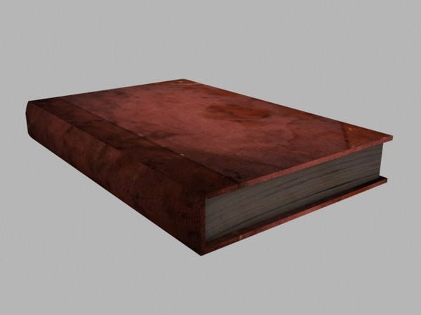 maya old medieval book - Medieval Book by Game Model Creations