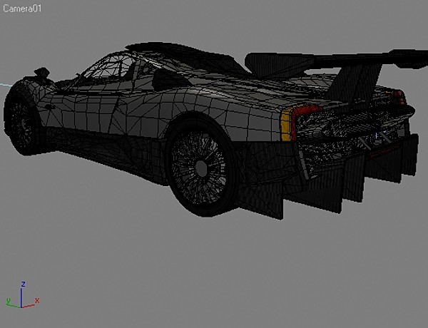 3d pagani zonda r clubsport - Pagani Zonda R Clubsport by 3d_addict