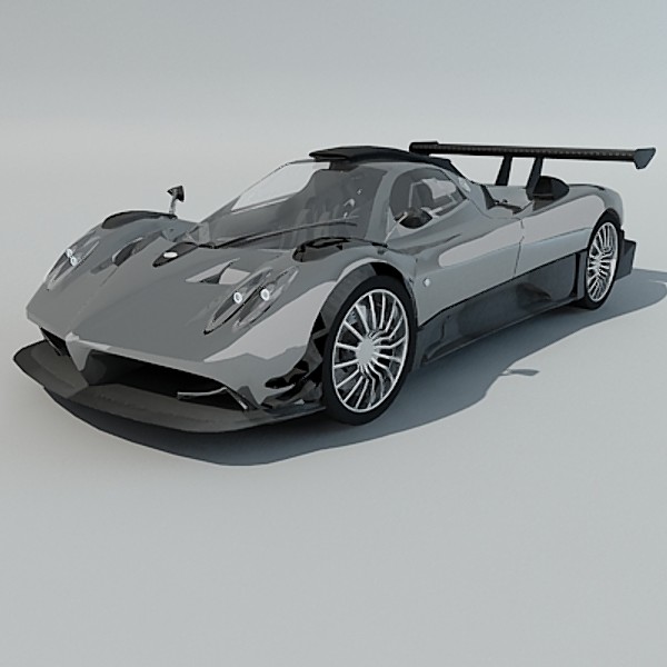 3d pagani zonda r clubsport - Pagani Zonda R Clubsport by 3d_addict