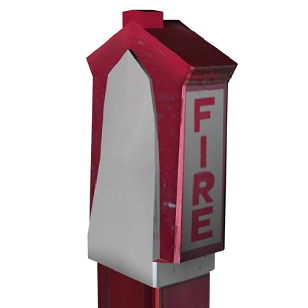 alarm box 3d max - Fire Box... by Mickey Models