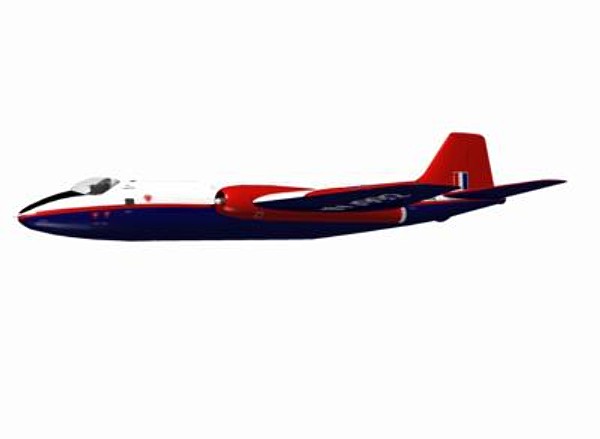 3ds english electric canberra t4 - English Electric Canberra T4 by pbratt