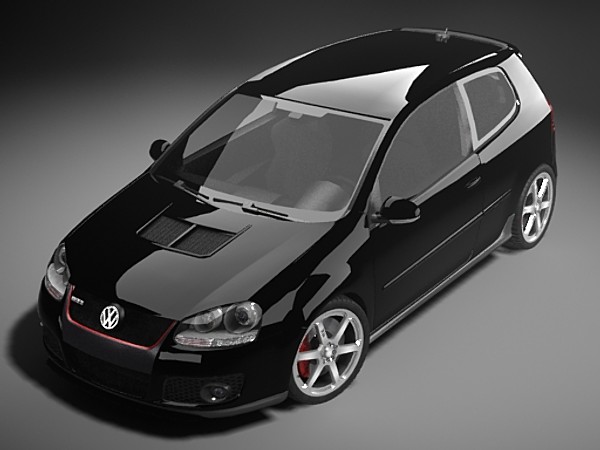 golf v gti materials 3d 3ds - Volkswgen Golf V GTI STD materials by fabelar