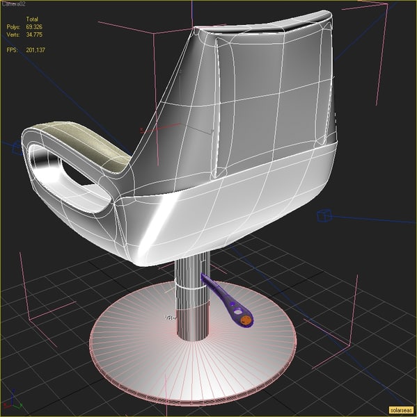 maya shampoo chair modern - Modern Beauty Salon Chair Set... by solarseas