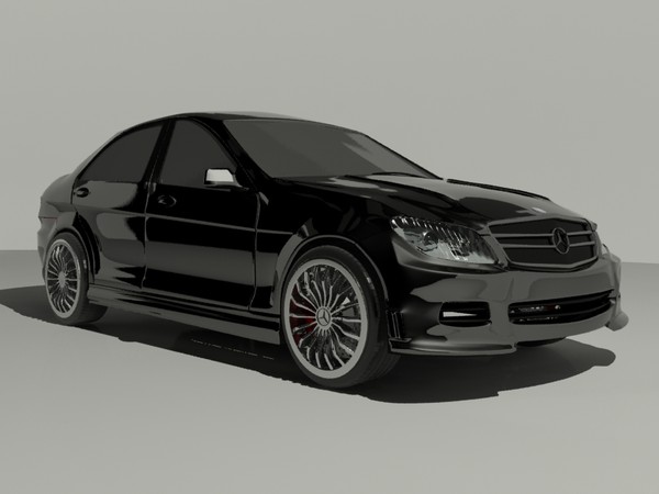3d model mercedes c class - Mercedes C classe by ngluvakov