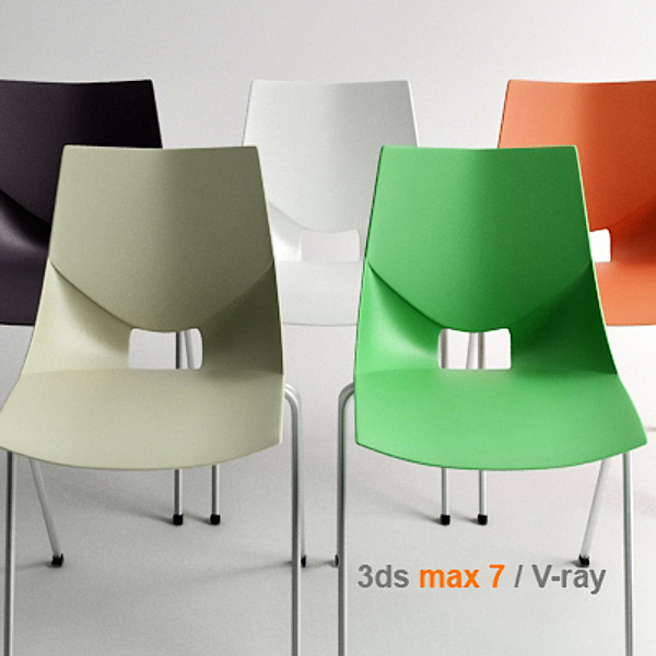 3d modern stacking chair mobexpert - mobexpert sirio stacking chair by lajhar