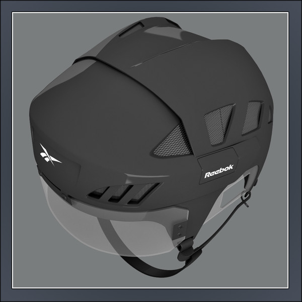 ice hockey helmet standard 3d 3ds - Ice Hockey Helmet - Standard by Tornado Studio