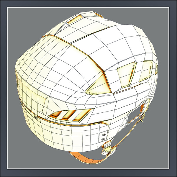 ice hockey helmet standard 3d 3ds - Ice Hockey Helmet - Standard by Tornado Studio