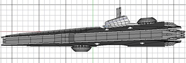 battlestar 3d obj - Battlestar One by GraphicGuru