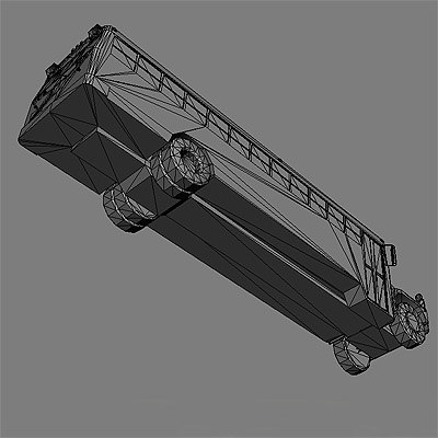 ready bus buses 3d model - Buses collection... by GameArt3D