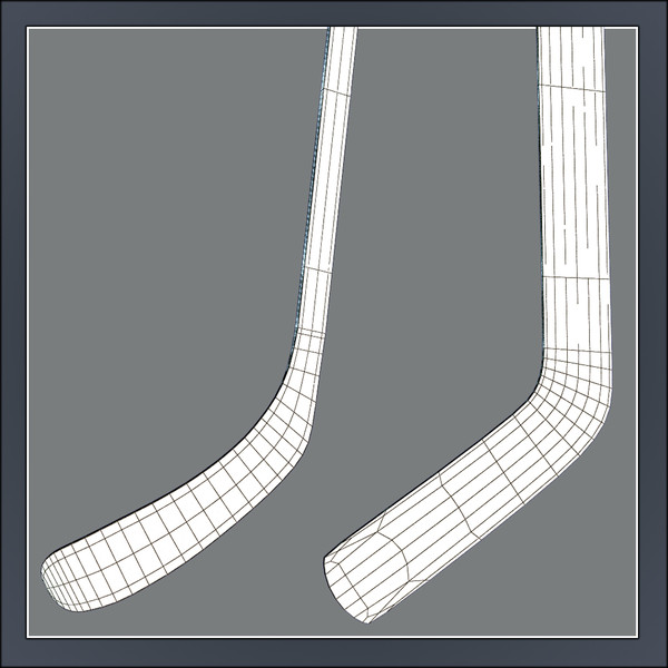 ice hockey sticks 3d model - Ice Hockey Sticks... by Tornado Studio