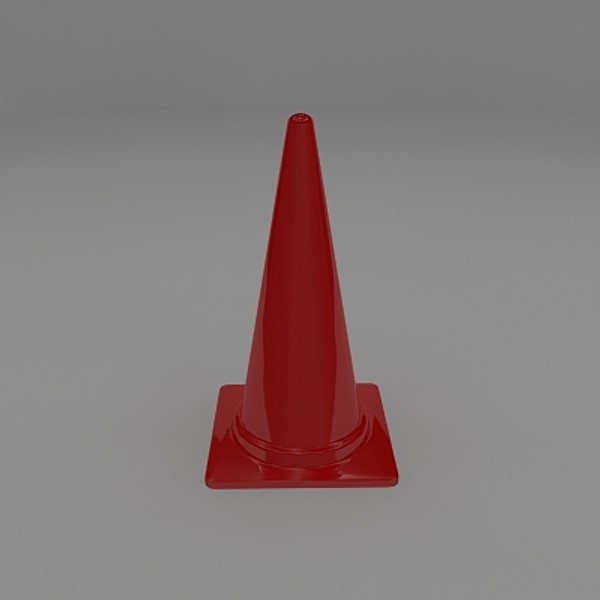 cone safety 3d model - Safety Cone by asorxy