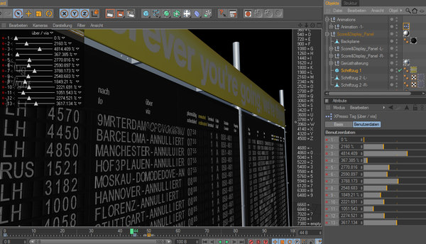 score board 3d model - Indicator Board by Polyx
