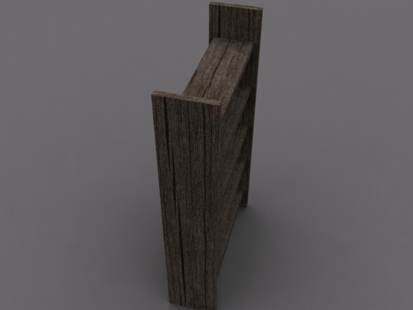 medieval bookshelf 3ds - Medieval Bookshelf by Game Model Creations